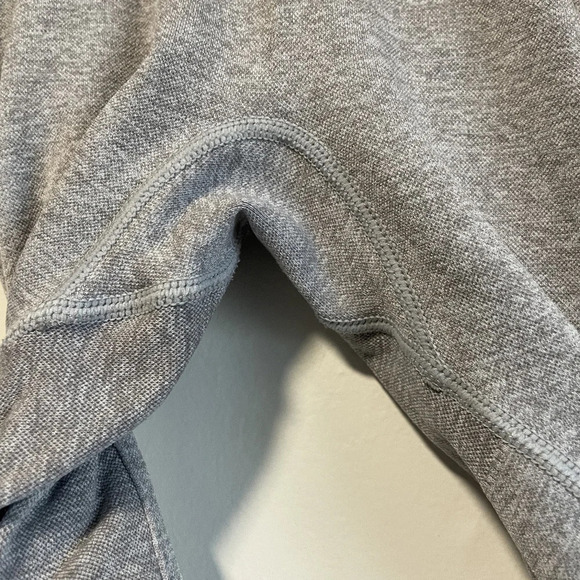 Gymshark Heather Grey Flex Leggings With Baby Pink Band - Picture 8 of 10